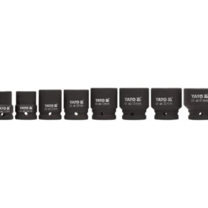 YATO SMŪGINIŲ GALVUČIŲ RINKINYS 8vnt. 3/4" K.1115 22, 24, 27, 30, 32, 36, 38, 41mm