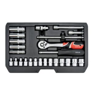 YATO RAKTŲ RINKINYS 1/4" 25vnt.