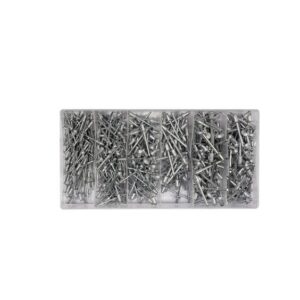 YATO Aklosios kniedės 400vnt. MIX nuo 2.4mm iki 4.8mm.