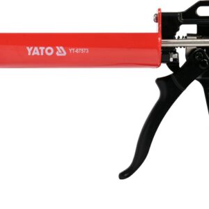 YATO SILIKONO PISTOLETAS TIRŠTOMS MASĖMS 205x95mm... DVIGUBAS