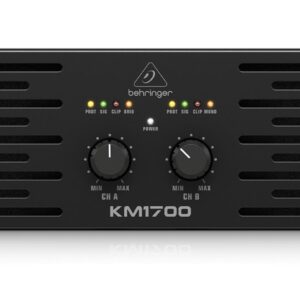 Behringer KM1700 garso stiprintuvas Pasirodymai / scena Juoda