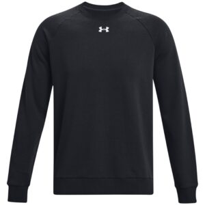 Under Armour Men's Rival Fleece Crew Sweatshirt black 1379755 001 - Image 1