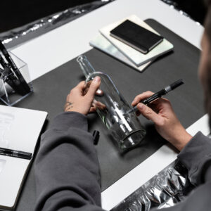 Akrilinis žymeklis Faber-Castell Multimark SP, chromo spalva 551 - Image 5