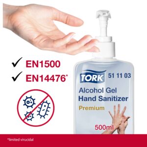 Gelinis rankų dezinfekantas Tork, (511103), 500ml - Image 3