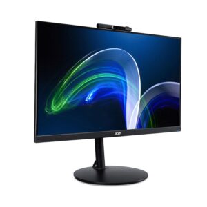 Acer 60cm 23.8'' FHD ZeroFrame IPS 120Hz 16:9 1ms(VRB) 250nits VGA HDMI DP MM Audio In/Out Adj.WebCam 5M/Mic array AdaptiveSync EU Black H.c | Acer