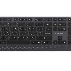 KEYBOARD MULTIMEDIA USB CYRILL/BLACK KB-MCH-06-CYRL GEMBIRD