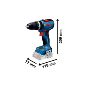 Akumuliatorinis smūginis gręžtuvas/suktuvas BOSCH GSB 18V-65 - Image 2