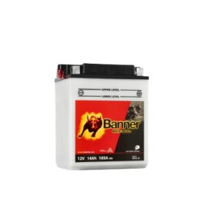 Banner 14Ah Bike Bull -+ 12V 185A akumuliatorius 134x89x166mm - Image 1