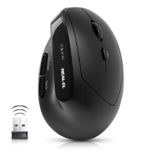 Kompiuterio pelė REAL-EL RM-490W Ergonomiška - Image 3