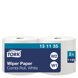 Pramoninis popierius Tork Wiper Advanced W1/W2, 460m, 1 sluoksnis, baltos spalvos, 131135 - Image 2