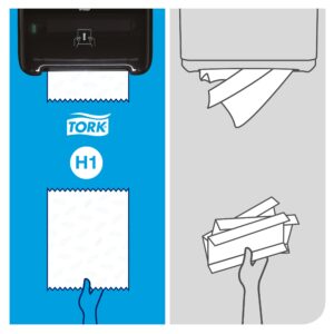 Popieriniai rankšluosčiai Tork Matic Soft Advanced H1 (290067), 2 sluoksniai, baltos spalvos, 150m, 612 lapelių - Image 8