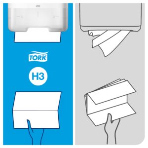 Servetėlės Tork Singlefold Advanced H3 (290163), 2 sluoksniai, baltos spalvos, 250 lapelių - Image 8