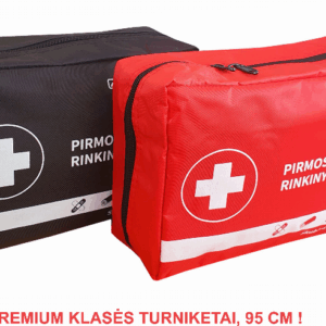 Pirmosios pagalbos vaistinėlės rinkinys (medžiaginė dėž.)