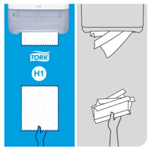Laikiklis rankšluosčiams Tork Matic H1 (551000), baltos spalvos, plastikinis - Image 4