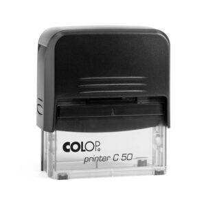 Antspaudas Colop Printer C50, juodas korpusas