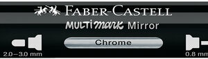 Akrilinis žymeklis Faber-Castell Multimark SP, chromo spalva 551 - Image 2