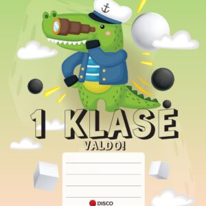 Pirmoko sąsiuvinis, 12 lapų, lang.
