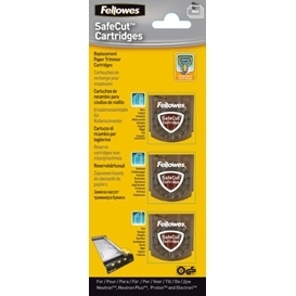Pjaustyklių kasetės Fellowes SafeCut, keičiamos, 3vnt,