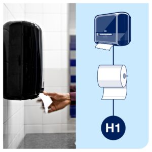 Popieriniai rankšluosčiai Tork Soft Universal H1 (290059), 1sluoksnis, baltos spalvos, 280m, 1142 lapeliai - Image 11