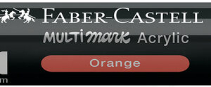 Akrilinis žymeklis Faber-Castell Multimark SP, oranžinė spalva 115