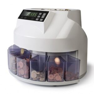 Safescan 1250 EUR monetų skaičiavimo mašina balta - Image 1