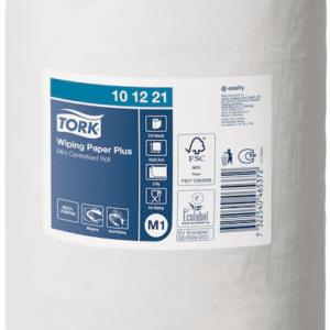 Popieriniai rankšluosčiai Tork Wiper Plus Mini Centerfeed M1 (101221), 2 sluoksniai, baltos spalvos, 75 m, 214 lapelių
