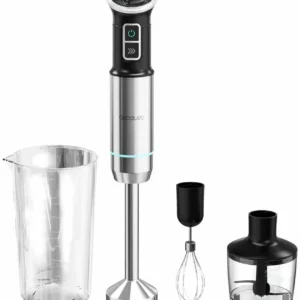 Cecotec Hand blender | Power Neutron 1100MAX Cream&Crush | Hand Blender | 1100 W | Number of speeds Adjustable | Turbo mode | Chopper | Black/Silver