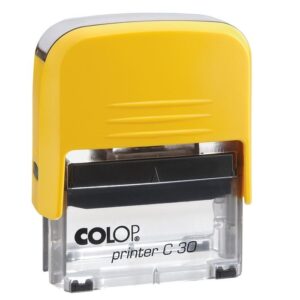 Antspaudo korpusas Colop Printer C30, geltonos spalvos