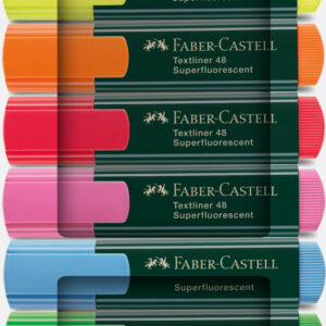 Teksto žymeklių rinkinys Faber-Castell 48, 8 spalvos - Image 1