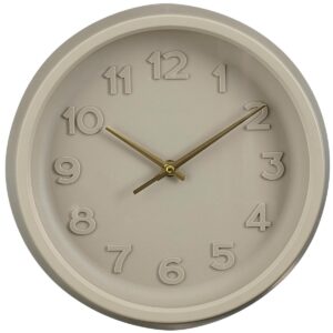 SIENINIS LAIKRODIS TING SKERSMUO 27CM MICA PILKAS 671715