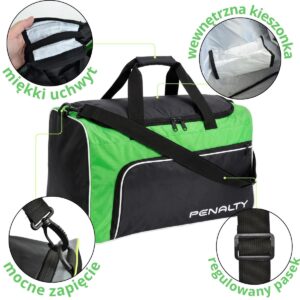 SPORTINIS KREPŠYS PENALTY BAG MALA GYM S11 MEDIUM ŽALIAS 4029750 - Image 4