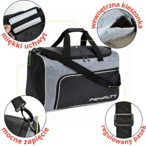 SPORTINIS KREPŠYS PENALTY BAG MALA GYM S11 MEDIUM JUODAS 4007857 - Image 4