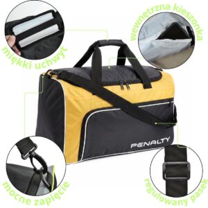 SPORTINIS KREPŠYS PENALTY BAG MALA GYM S11 MEDIUM GELTONAS 4029729 - Image 4