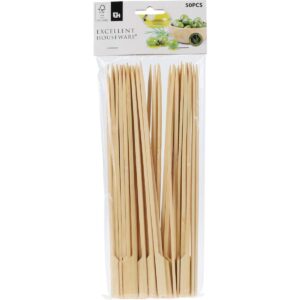 BAMBUSINIS IEŠMELIS ŠAŠLYKAMS 25CM 50VNT 583537 - Image 3