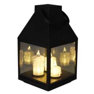 LATARNIA LAMPION ADWENTOWY RORATY LED 25CM 3 ŚWIECE 7094559