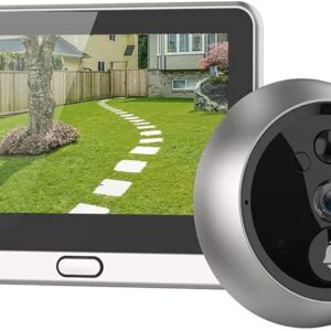EZVIZ DP2C Smart Door Viewer & Video Doorbell, Wi-Fi, 2MP, Gold