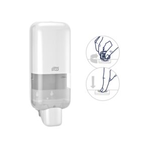 Laikiklis muilui ir dezinfekantamsTork S4 (564500), 1l, baltos spalvos, plastikinis - Image 3