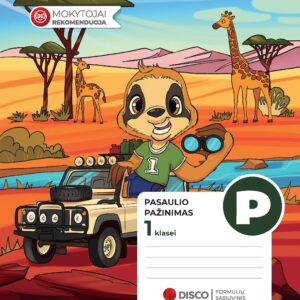 Formulių sąsiuvinis pradinukams (1 klasė), Pasaulio pažinimas, 14 lapų, langeliais