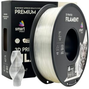3D Plastikas - Filamentas PLA transparent | 1.75 mm, 1 kg | SPrint