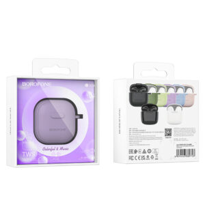 Borofone ausinės Bluetooth TWS BW29 Charm violetinės spalvos - Image 4