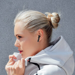 Borofone ausinės Bluetooth TWS BW29 Charm violetinės spalvos - Image 3