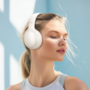 Borofone ausinės nauszne BO29 Fascinador bluetooth baltos spalvos - Image 3