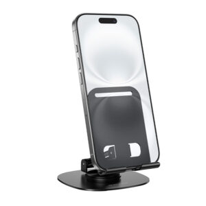 Borofone telefono laikiklis - stovas BH138 Fit juodos spalvos - Image 2