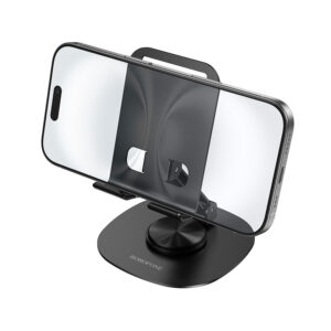Borofone telefono laikiklis - stovas BH138 Fit juodos spalvos - Image 3