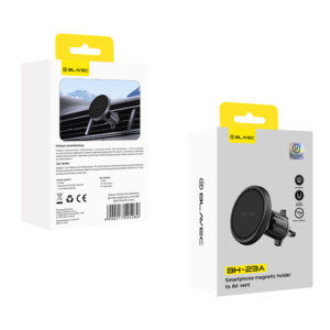 Blavec automobilinis telefono laikiklis BH-23A magnetinis (BH23-MAVA) juodos spalvos - Image 8