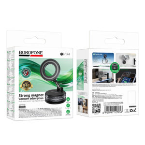 Borofone automobilinis telefono laikiklis BH144 Custodio magnetinis juodos spalvos - Image 9