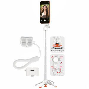 Blavec Selfie Stick Aluminium Coco PRO Mini P-01 Magsafe Auto pop quadripod + pilot + mocowanie 0,48 m.a (SSCPMP01-MQHW048) baltos spalvos - Image 2