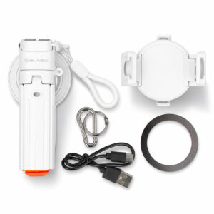 Blavec Selfie Stick Aluminium Coco PRO Mini P-01 Magsafe Auto pop quadripod + pilot + mocowanie 0,48 m.a (SSCPMP01-MQHW048) baltos spalvos - Image 6