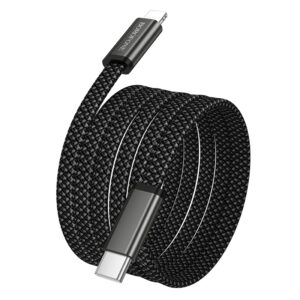 Borofone Kabel BX124 Peace - Typ C į Lighting - PD 30W 1 m. juodos spalvos - Image 5