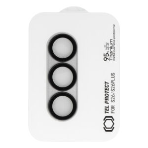 Grūdintas stiklas Tel Protect 95% AR+AF Full Metal Camera Protector į aparat skirtas Samsung Galaxy S26 Ultra balta (island) - Image 2